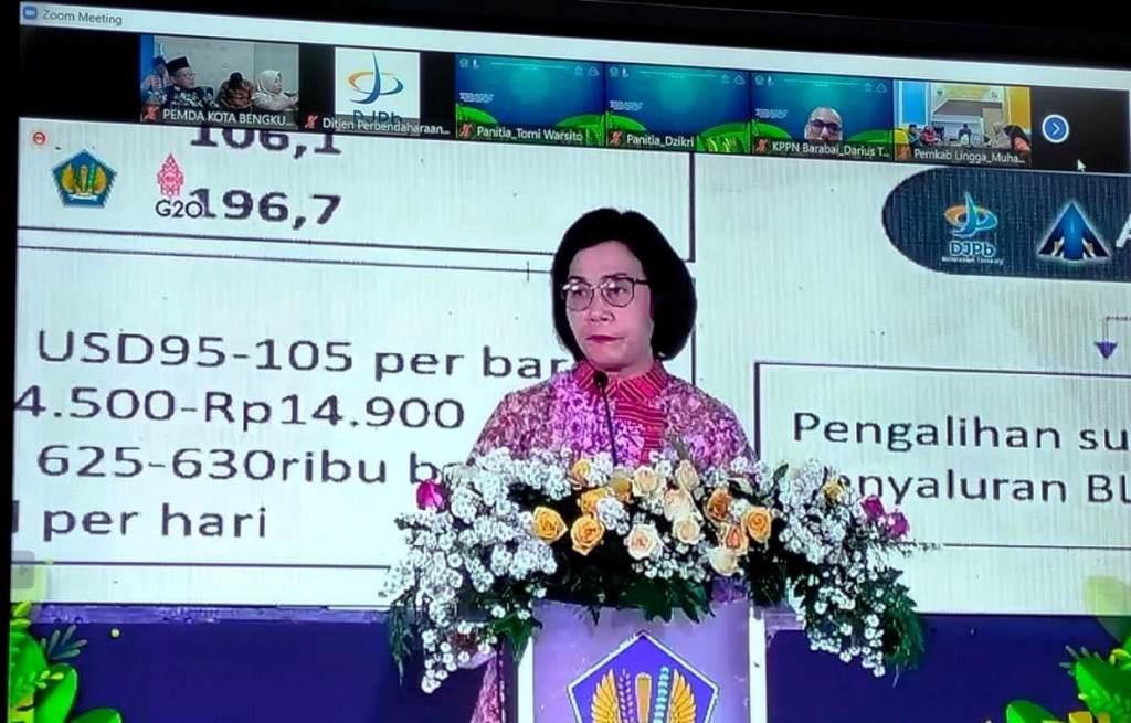 Menkeu Sri Mulyani