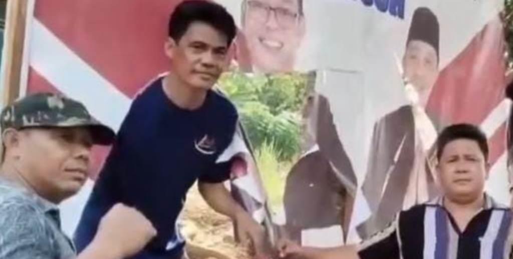 pengrusakan baliho